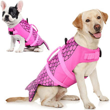 Load image into Gallery viewer, HiFuzzyPet Shark Fin Dog Life Jacket for Swimming