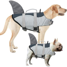Load image into Gallery viewer, HiFuzzyPet Shark Fin Dog Life Jacket for Swimming