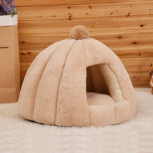 Load image into Gallery viewer, HiFuzzyPet Plush Cat Cave and Dog House