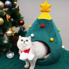 Load image into Gallery viewer, HiFuzzyPet Christmas Tree Cat House