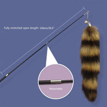 Load image into Gallery viewer, Retractable Cat Teaser Wand Toy