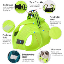 Load image into Gallery viewer, HiFuzzyPet Air Mesh Cat Harness and Leash Set