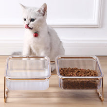 Load image into Gallery viewer, HiFuzzyPet Non-slip Cat Food and Water Bowls, Raised Pet Bowl