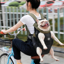 Load image into Gallery viewer, HiFuzzyPet Legs Out Front Dog Carrier Backpack for Traveling