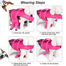 Load image into Gallery viewer, HiFuzzyPet Shark Fin Dog Life Jacket for Swimming