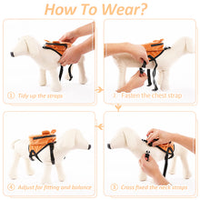 Load image into Gallery viewer, HiFuzzyPet Small Dog Hiking Backpack, Puppy Saddlebag