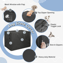 Load image into Gallery viewer, HiFuzzyPet Dog Crate Cover, Pet Kennel Cover