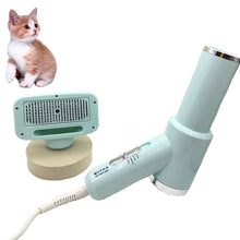 Load image into Gallery viewer, HiFuzzyPet 2 in 1 Portable Dog Blow Dryer with Slicker Brush
