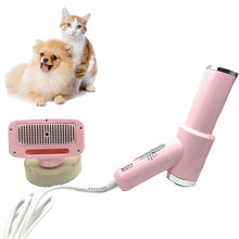 Load image into Gallery viewer, HiFuzzyPet 2 in 1 Portable Dog Blow Dryer with Slicker Brush