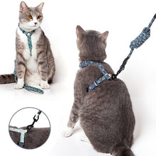 Load image into Gallery viewer, HiFuzzyPet Soft Adjustable Cat Harness and Leash Set