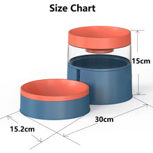 Load image into Gallery viewer, 2 in 1 Cat Bowl Feeder and Water Bowl Set