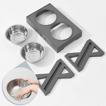 Load image into Gallery viewer, HiFuzzyPet Elevated Dog Bowls for Large Dogs