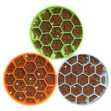 Load image into Gallery viewer, HiFuzzyPet Silicone Slow Feeder Dog Bowl with Suction Cup