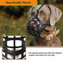 Load image into Gallery viewer, HiFuzzyPet Basket Dog Muzzle with Movable Cover