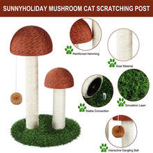 Load image into Gallery viewer, HiFuzzyPet Mushroom Scratching Post for Cat