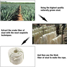 Load image into Gallery viewer, HiFuzzyPet Sisal Rope for Cats 328FT, 1/4in Diameter