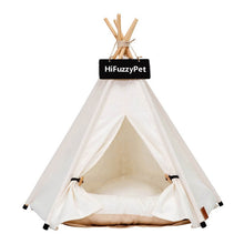 Load image into Gallery viewer, HiFuzzyPet Pet Teepee Dog & Cat Bed with Cushion