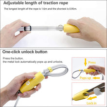 Load image into Gallery viewer, hand free dog leash lock & unlock step