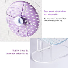 Load image into Gallery viewer, HiFuzzyPet Candy-Color Silent Hamster Wheel Exercise