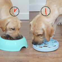 Load image into Gallery viewer, HiFuzzyPet Silicone Slow Feeder Dog Bowl with Suction Cup