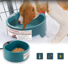Load image into Gallery viewer, HiFuzzyPet Winter Heating Water Bowl For Pets