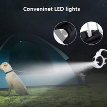 Load image into Gallery viewer, HiFuzzyPet Retractable Dog Leash with Lights and Poop Bag Holder- 16Ft