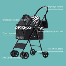 Load image into Gallery viewer, HiFuzzyPet Lightweight Dog Stroller with Bag