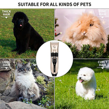 Load image into Gallery viewer, HiFuzzyPet Rechargeable Professional Dog Hair Clippers