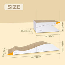Load image into Gallery viewer, HiFuzzyPet Durable Cat Scratcher Cardboard Bed & Lounger