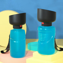 Load image into Gallery viewer, HiFuzzyPet Foldable 2 in 1 Dog Water Bottle and Bowl
