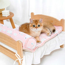 Load image into Gallery viewer, HiFuzzyPet Washable Cooling Dog Bed with Pillow