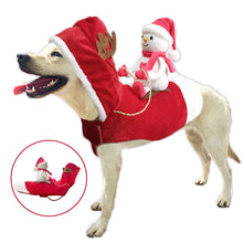 Load image into Gallery viewer, easy wear dog Christmas outfit