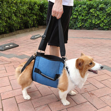 Load image into Gallery viewer, blue dog lifting support harness