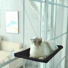 Load image into Gallery viewer, HiFuzzyPet Cat Window Hammock, Space Saving Window Perch for Cats
