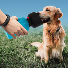 Load image into Gallery viewer, HiFuzzyPet Foldable 2 in 1 Dog Water Bottle and Bowl