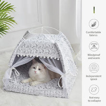 Load image into Gallery viewer, HiFuzzyPet Stylish Sunshade Pet Cats Tent Bed