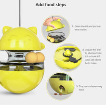 Load image into Gallery viewer, HiFuzzyPet Indoor Cat Interactive Toy, Cat Tracks Tumbler Treat Ball