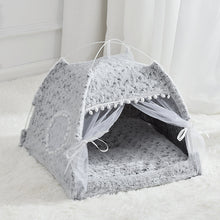Load image into Gallery viewer, HiFuzzyPet Stylish Sunshade Pet Cats Tent Bed