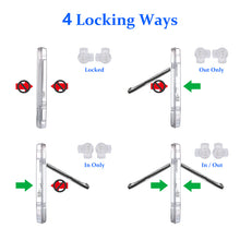 Load image into Gallery viewer, HiFuzzyPet 4 Locking Ways Cat Door For Patios Screen Door & Windows