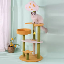 Load image into Gallery viewer, HiFuzzyPet Cat Tree With Scratching Post, Cat Tower For Indoor