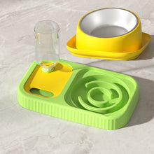 Load image into Gallery viewer, HiFuzzyPet Cat Bowls Water and Food Bowl Set, 2 in 1
