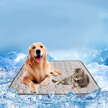 Load image into Gallery viewer, HiFuzzyPet Self Cooling Ice Silk Dog Cooling Mat for Summer