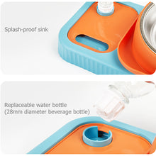 Load image into Gallery viewer, HiFuzzyPet Cat Bowls Water and Food Bowl Set, 2 in 1