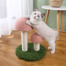 Load image into Gallery viewer, HiFuzzyPet Mushroom Scratching Post for Cat