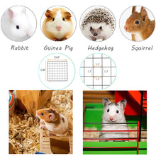 Load image into Gallery viewer, HiFuzzyPet Patchable Rabbit Cage with Ramp, 2-storey Bunny Cage with Playpen Indoor