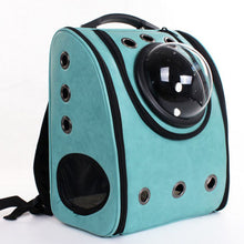 Load image into Gallery viewer, HiFuzzyPet Portable Leather Cat Backpack Carrier with Bubble