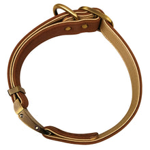 Load image into Gallery viewer, HiFuzzyPet Leather Dog Collar with Quick Release Buckle