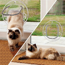 Load image into Gallery viewer, HiFuzzyPet 4 Locking Ways Cat Door For Patios Screen Door & Windows