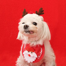 Load image into Gallery viewer, HiFuzzyPet Dog Christmas Hat and Bib Set