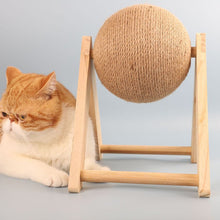 Load image into Gallery viewer, HiFuzzyPet Natural Sisal Rope Cat Scratching Ball Toy